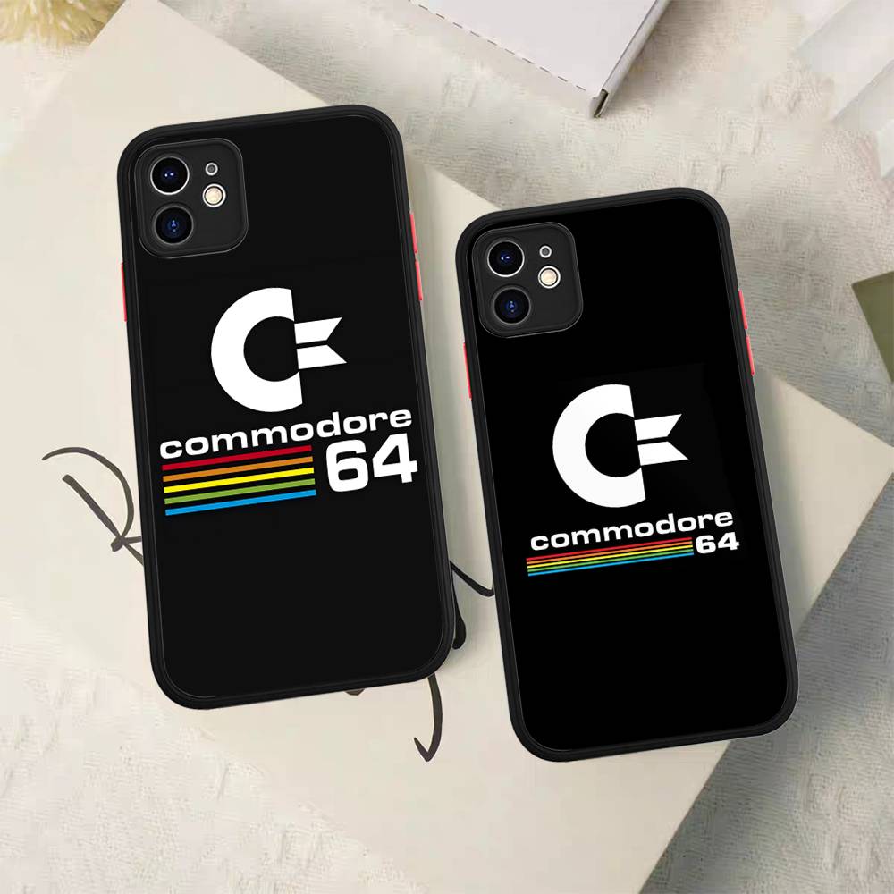 Retro Commodore 64 Phone Case For IPhone 13 12 X XS MAX Pro Max 16 15 11 14 Pro Max Shockproof Matte Cover