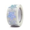 50-500Pcs Laser Sticker Heart Shape Gift Seal Sticker Star Round Hologram Adhesive Label Stationery Sticker Label Gift Box Decor