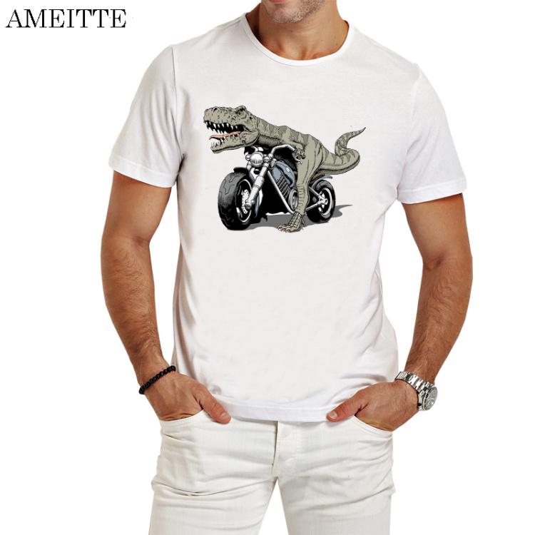 T Rex In Different Art Style Print T Shirt Summer Men Brand Clothing Fashion T XL