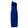 Fashion Women's Color Sexy Sequin Split Long Skirt Temperament One-shoulder Evening Dress