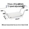 Adjustable Non-Slip Aluminum Bathtub Seat for Elderly and Pregnant Women