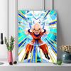 Dragon Ball Krillin Pattern  3pcs 100% Round Full Drill 5D DIY Diamond Painting Embroidery Cross Stitch Rhinestone Décor