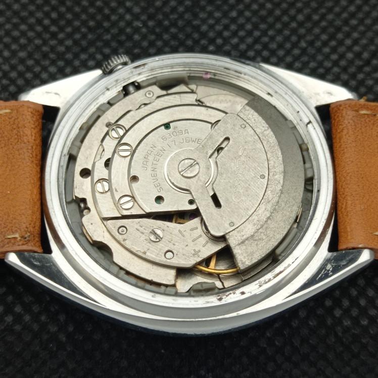 POUŽITÉ VINTAGE SEIKO 5 AUTOMATIC 6309A JAPONSKÉ PÁNSKE HODINKY S ORIGINÁLNYM CIFERNÍKOM a413523-2
