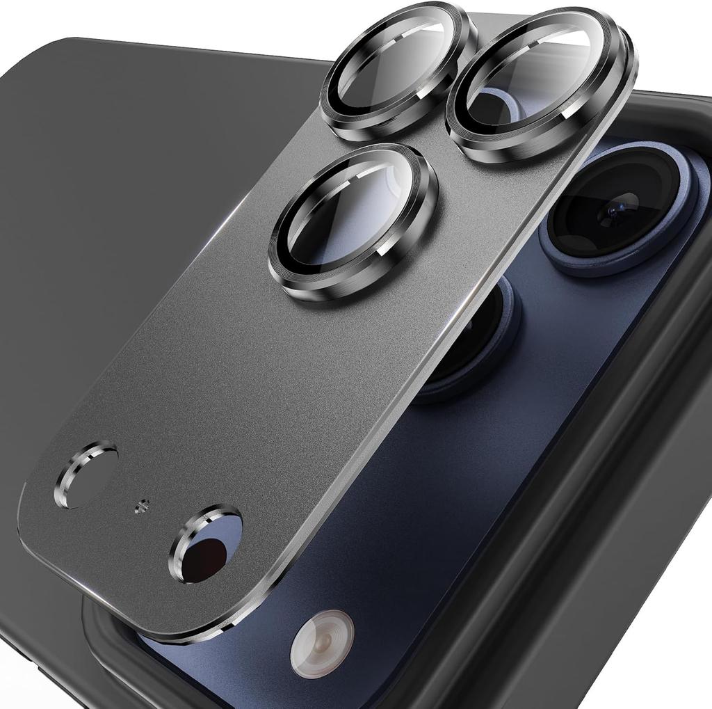 Orange Kameraobjektivschutzabdeckung für iPhone 17 Pro Max Air 16 Plus 15 14 13 17Pro iPhone17 16Pro Metall Gehärtetes Glas Handy-Schutzzubehör