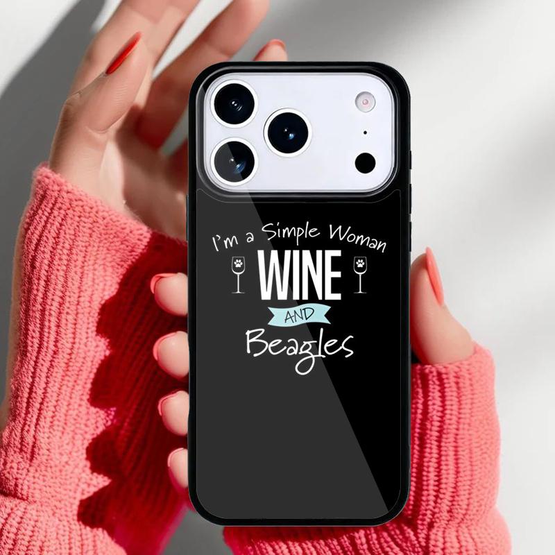 Cute Beagle mum Dog Phone Case for iPhone 17 16 15 14 13 Pro Max Back Cover for 12 11 Pro Coque