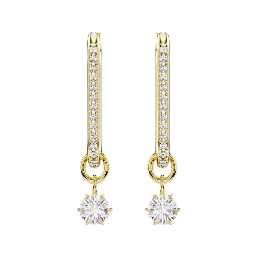 Swarovski Constella Series Lucky Crystal Earrings Women earrings White 5728587 Box (Random Color)