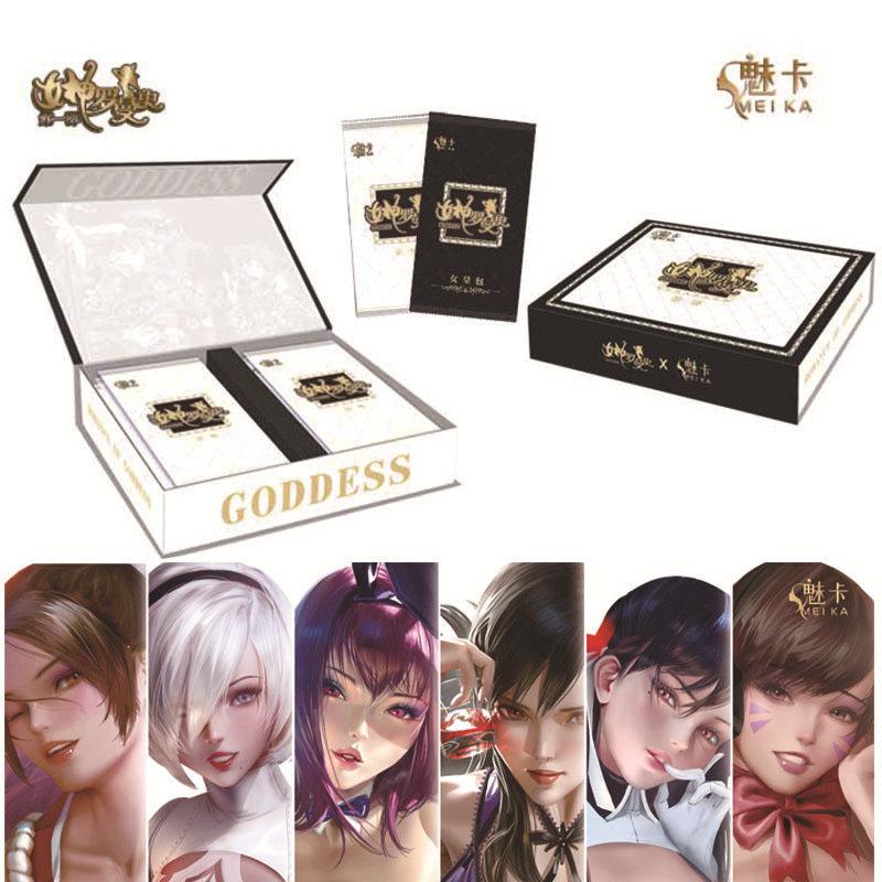 Exceedingly Beautiful Women Goddess Cards Anime Premium Spicy HOLO Booster Thick Exquisite Metal Card Games Toys Gift