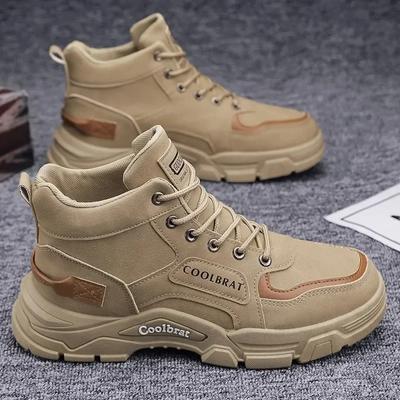 Scarpe da Uomo Quattro Stagioni Stivaletti Nuovi Stile Britannico Moda Antiscivolo Comode Scarponi da Alpinismo Scarpe Sportive Casual