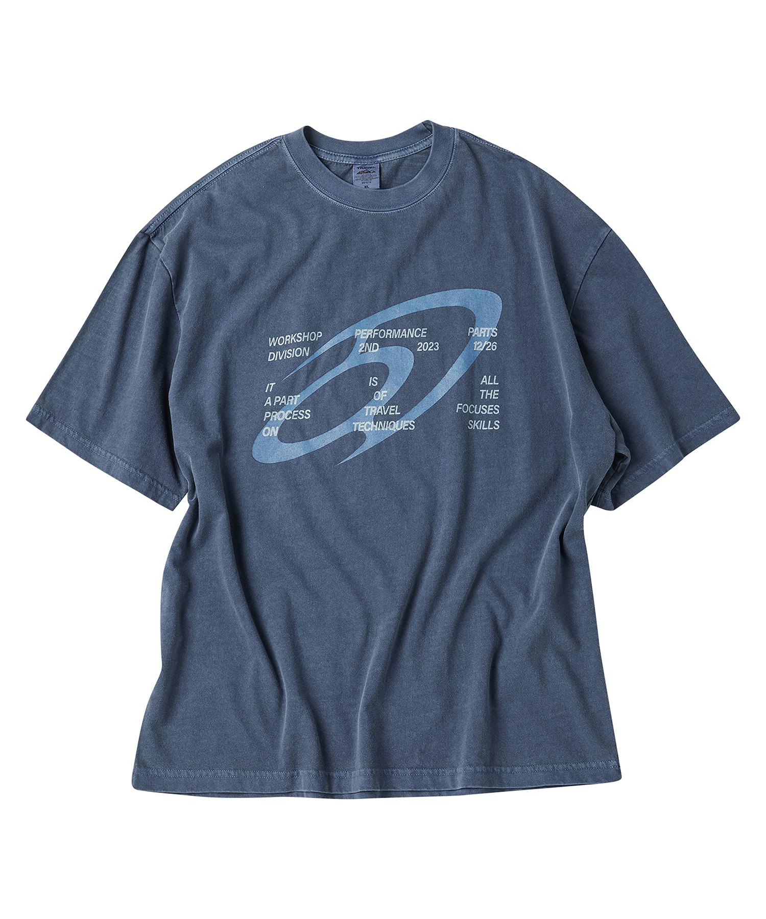 Travel 2023 Archive Logo Pigment Short Sleeve T-Shirt Blue Shadow Blue Shadow/Medium