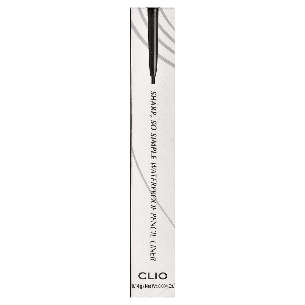 Clio, Sharp, So Simple Waterproof Pencil Liner, 03 Black Brown, 0.14g (0.004oz)