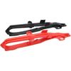 Motorcycle Red And Black Rubber Swingarm Chain Slider Guide Guard Compatible With Various Models From 2000 To 2013 Including CR125R CR250R CRF250X