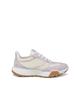 ECCO Women's Retro Leather Casual Sneaker Boots, 24.0 cm, 3E, Available in Violet Ice/Limestone/Limestone/White