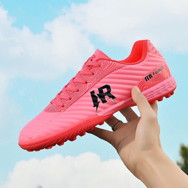2025 new World Cup football shoes men's low-top spikes students grass training children's game sports shoes