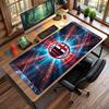 Tappetino per Mouse Grande Stampato AC Milan, Tappetino Morbido in Gomma Antiscivolo per Scrivania da Gioco per Ufficio Laptop Computer Decorazione