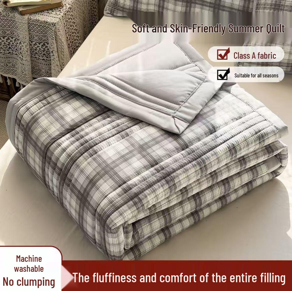 

Lightweight Summer Cooling Quilt - Washable, for Single or Double Beds 100cm x 150cm