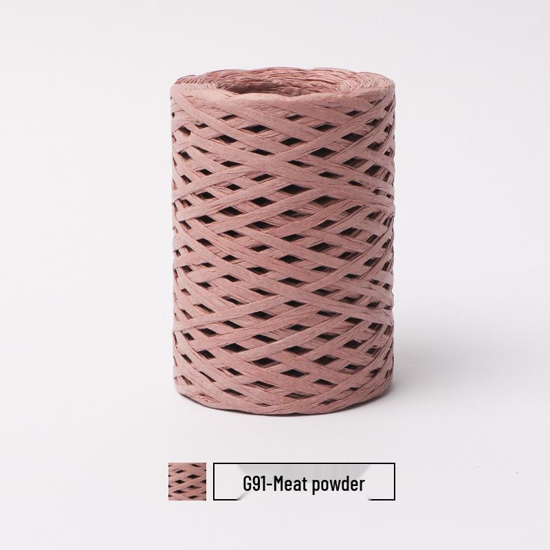 Cotton Raffia Yarn for Crocheting and Knitting Summer Hats and Bags