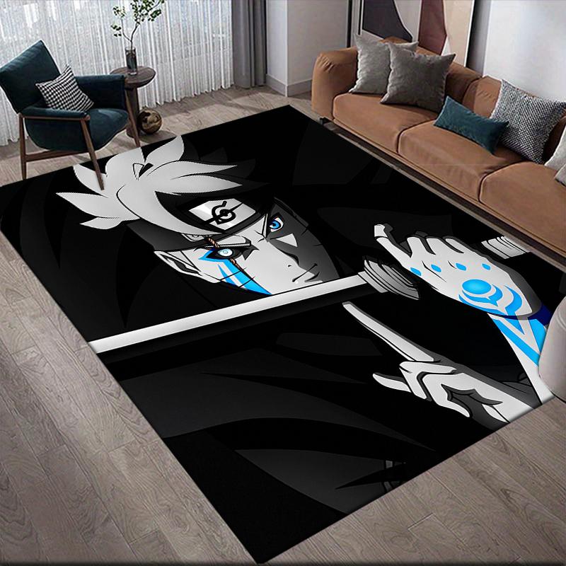 Naruto Anime Square Area Rug, Non-Slip Floor Mat for Bedroom, Perfect Gift for Anime Fans.chl 60x90cm