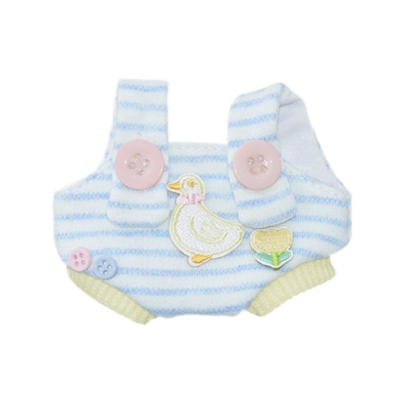 10CM Cotton Doll Overalls for Starfish Bodies and 13CM Palm Dog Pendant - Dress Up Clothes for Toys