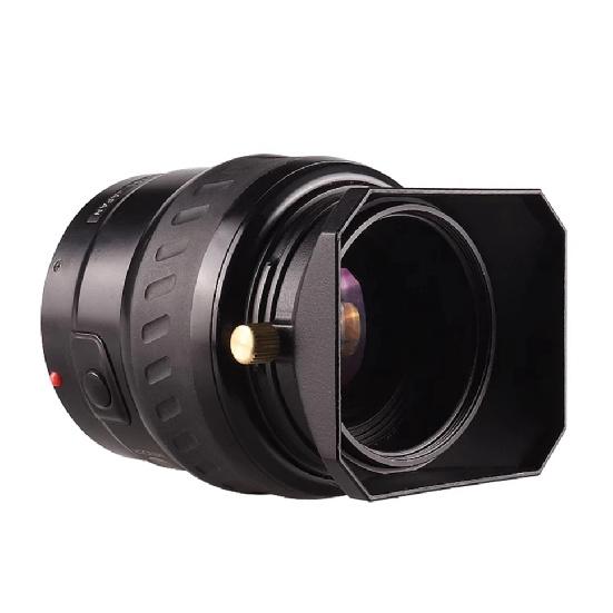 Camera Vintage Style Square Lens Hood Shade Metal Interface Mask Silver Black Light Shield Cover 37 39 40.5 43 46 49 52 55 58mm