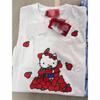In-stock Cartoon Hellokitty Pure Cotton Printed Short-sleeve T-shirt for Women, Casual Loose Versatile Top