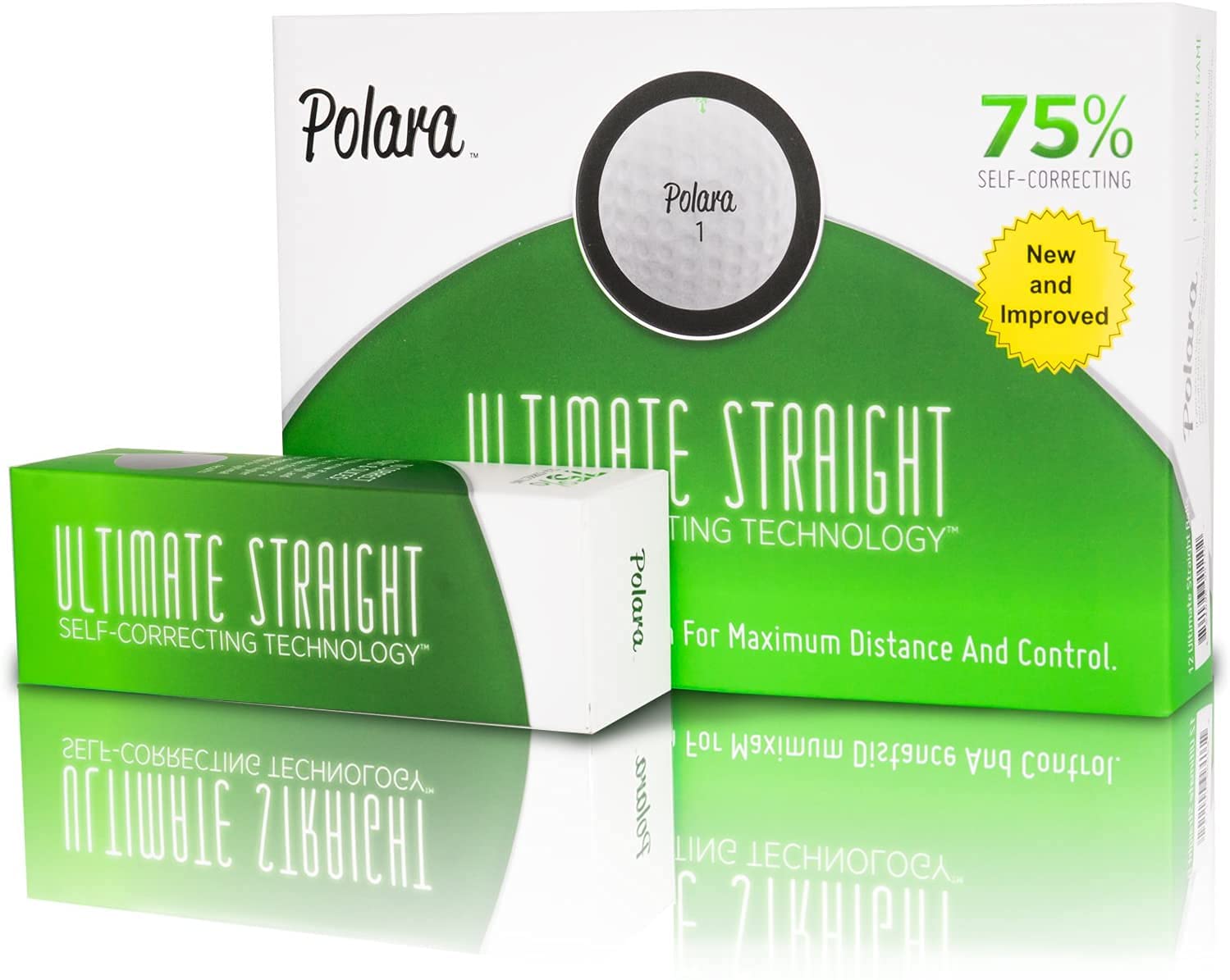 

Мяч для гольфа POLARA 2-компонентный ULTIMATE STRAIGHT белый