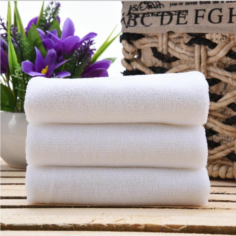 10pcs White Disposable Face Towel Hair Salon Towels 30*70cm Travel Washcloth