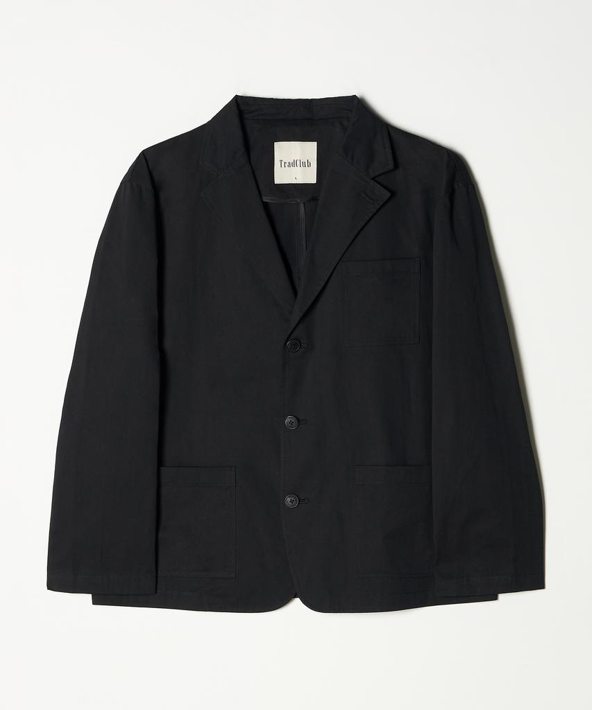 Tradclub Comfort Cotton Setup Jacket Black