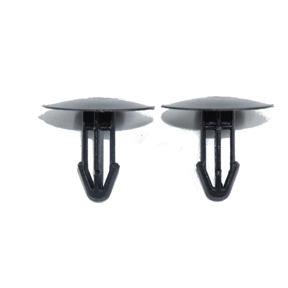 10pcs Fender-Upper Trim Clip Retainers Screws Black Fit For Honda Civic CRV RDX