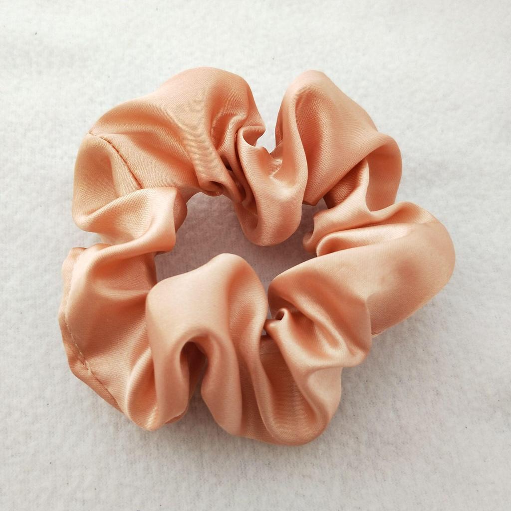 Satin Silk Hair Tie: High-End Women's Rubber Band for Elegant Buns
