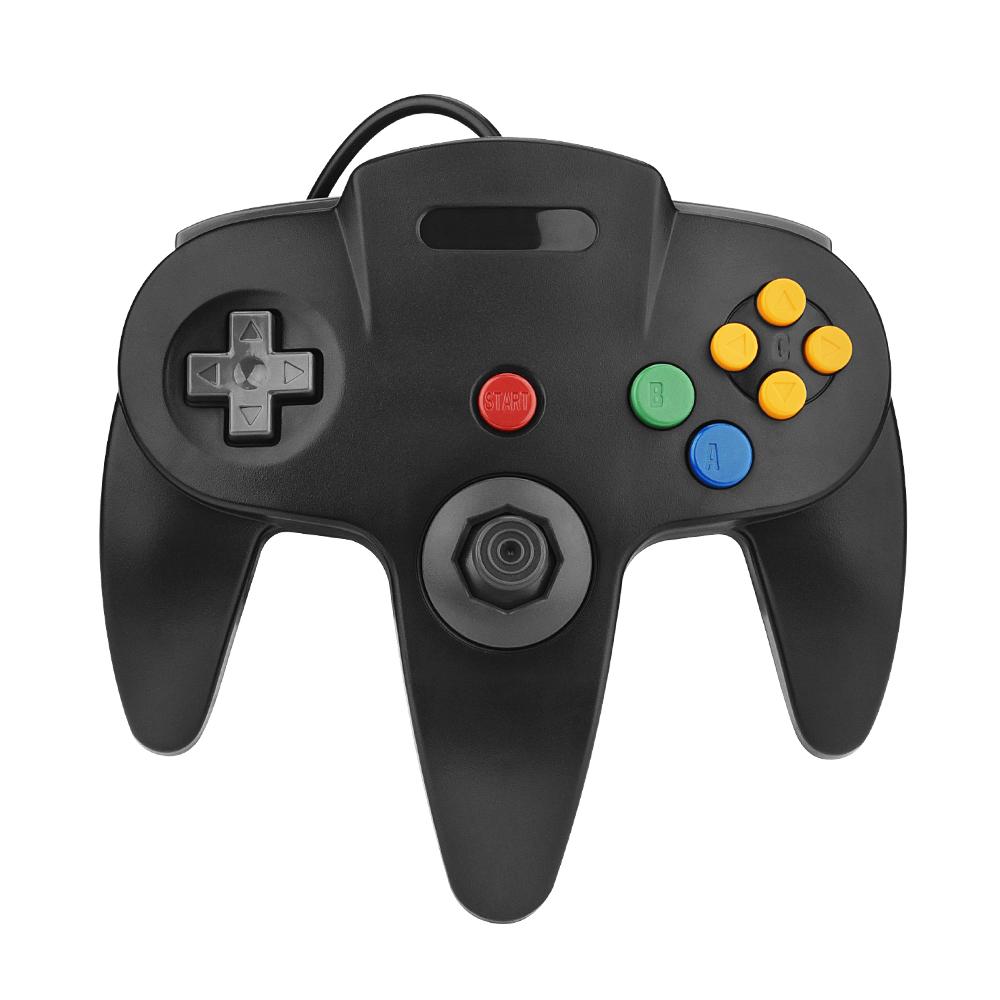 N64 Controller Klassisch USB Kabelgebunden Fernbedienung Gamepad Gaming Joystick Zubehör Klassisch 64 Konsole Retro Spiele für Mac Computer PC