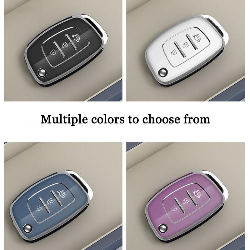 Tpu Auto Key Fob Case Cover Protect Housing Fit For Hyundai Ix25 Ix35 Ix45 I10 I20 I30 Hb20 Elantra Solaris Sonata Santa Fe Sport Tucson