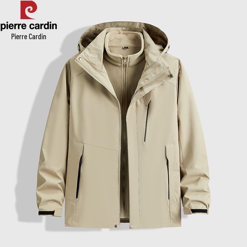 Pierre Cardin Men s 3-in-1 Detachable Liner Windbreaker for Autumn/Winter 3XL for 150-170 jin