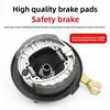 110 front drum brake assembly with 10/12 holes, brake aluminum cover with brake pads for three-wheel vehicle brake system