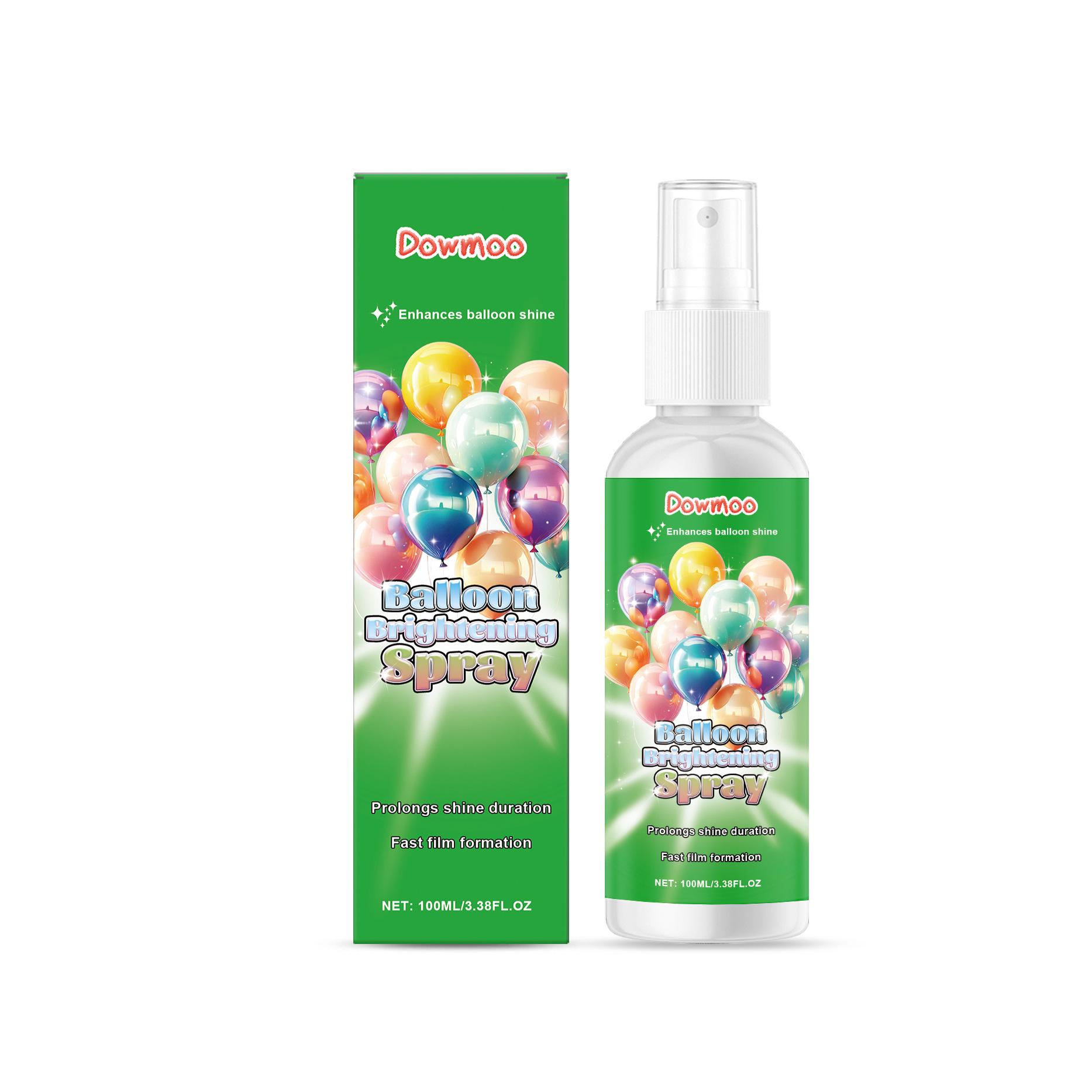 Dowmoo Long-lasting Brightening Spray for Shiny Balloon Decorations