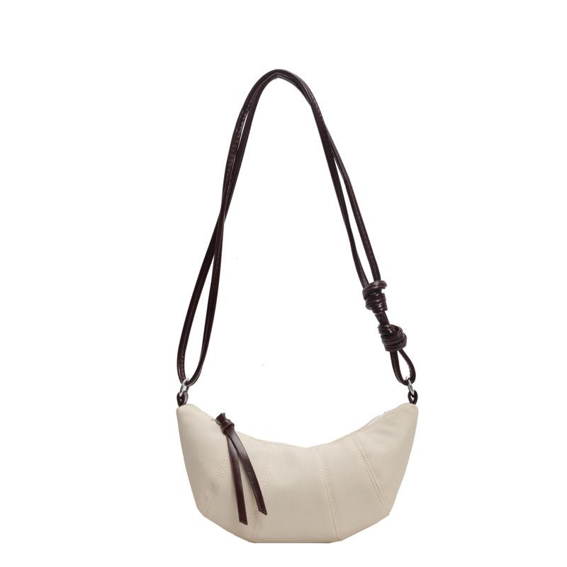 

Женская сумка на плечо высокого класса, новая модная сумка-подмышка на плечо, нишевая универсальная суперхитовая сумка-мессенджер в форме рога 25*10*10cm