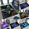 Coloful Dream Butterfly Flower Cartoon Rug for Bedroom Living Room Sofa Home Doormat Decor,Large Kids Play Non-slip Floor Mat