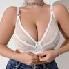 Lace Large Size Thin Push-Up Bra Semi-transparent Sexy Adjustable Underwear