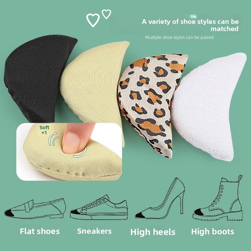 Towel Cloth Toe Plug High Heels Soft Anti-wear Forefoot Half Size Pad Adjustable Size Toe Plug