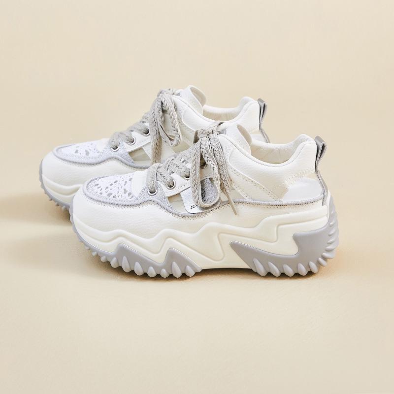 

Новые кроссовки для пап, студенческие спортивные кроссовки для бега, повседневные кроссовки, увеличивающие рост и дышащие 40 серый/бежевый