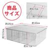 Large Capacity Deck Storage Box for Trading Cards, PSA Compatible, Clear Color, Waterproof, with Dividers