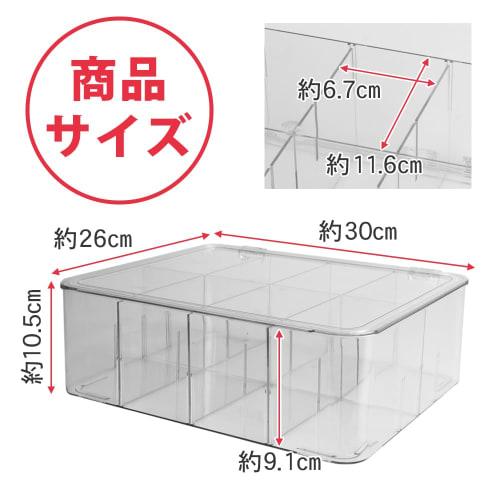 Large Capacity Deck Storage Box for Trading Cards, PSA Compatible, Clear Color, Waterproof, with Dividers