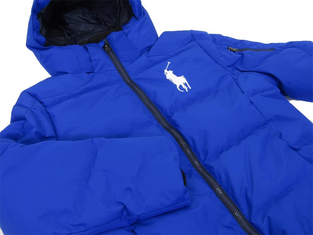 POLO RALPH LAUREN Big Pony Down Size 0101884 Boys' Jacket/Parka, M, BLUE,