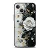 Luxury TPU Soft Phone Case For iPhone 17 Air 16E 16 11 15 14 Pro MAX 12 13 7 8 Plus X XR XS SE 2022 Cover Flower Marble