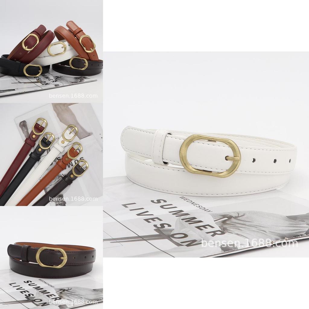 Classic Black Pu Leather Belt For Women Fashionable Accessory For Stylish Denim Looks