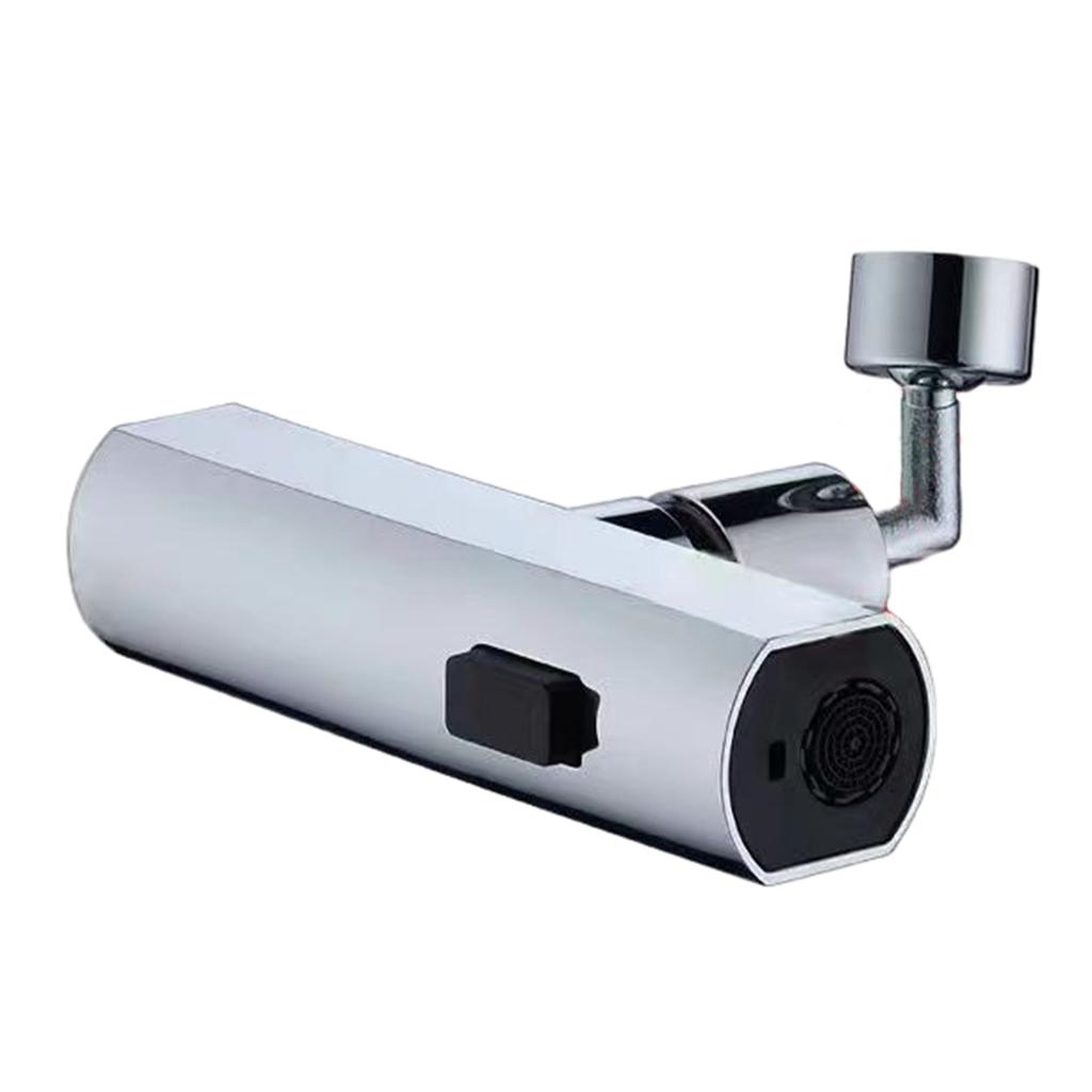 Waterfall Kitchen Faucet 2.2cm Modern Design Thread Anti-Splash Device Rotary Bubbler Booster Extension Spout Universal Fitting