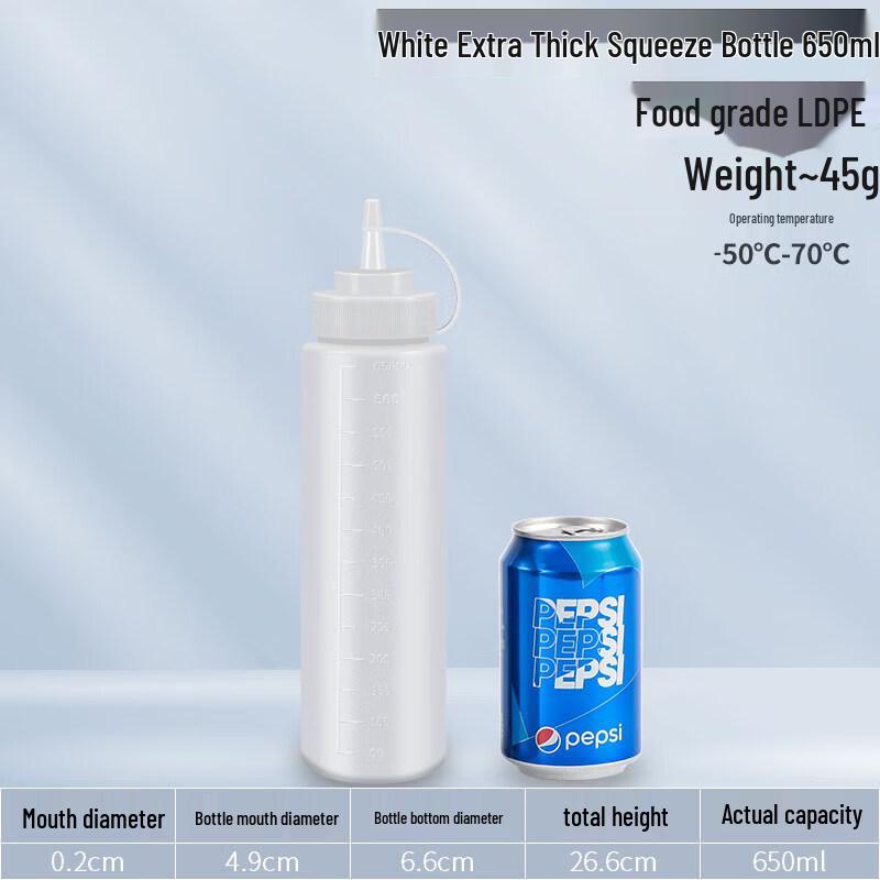 Plastic Squeeze Sauce Bottle