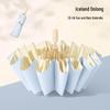 Xiaohongshu Bestseller: Oversized Chinese-Style Folding Umbrella for Sun and Rain (Women's Sun Protection, Thickened Color Gel Print)