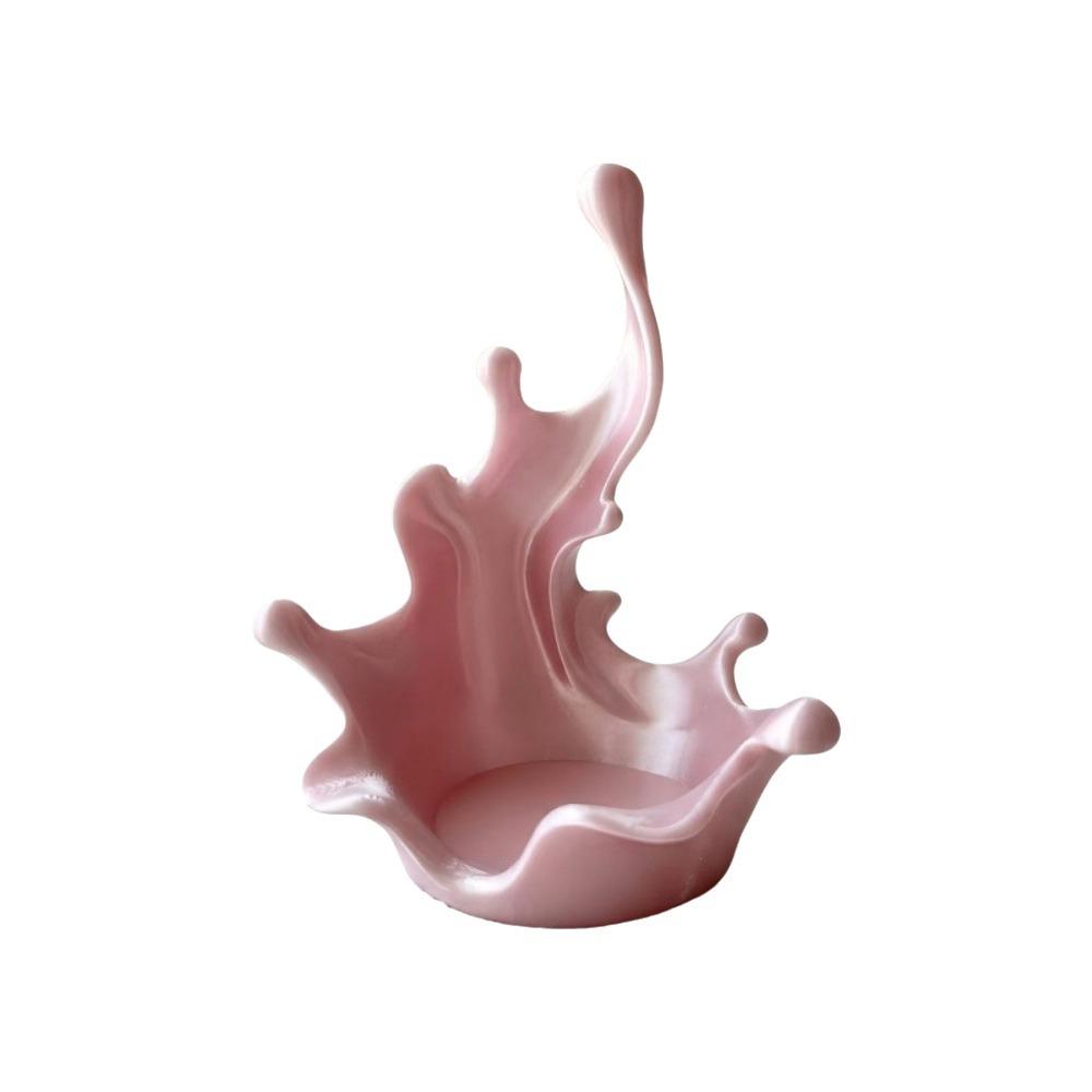 3D Printed Water Splash Trinket Holder Wave Shaped Earring Necklace Storage Dish  Bedroom