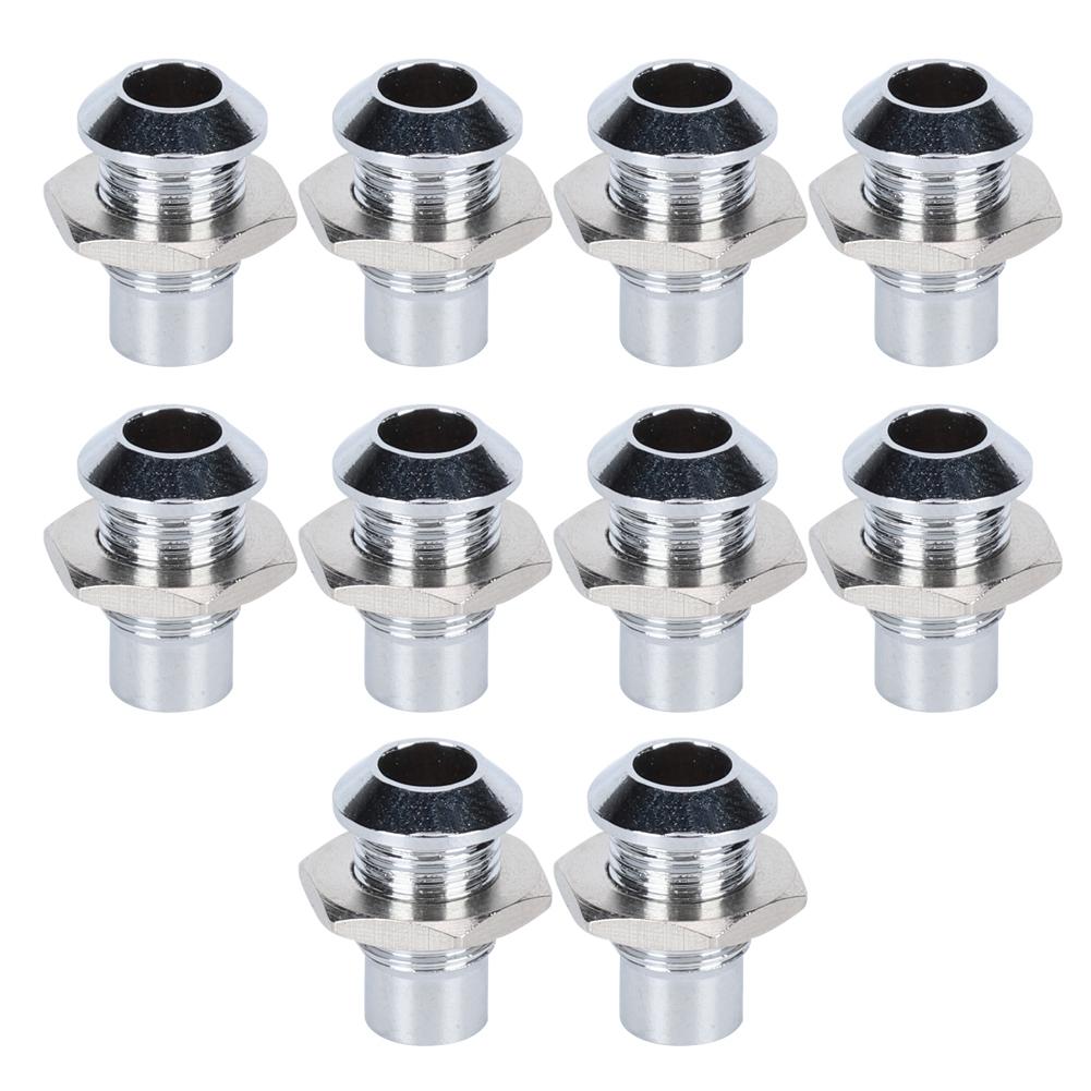 10 ks Konvexní měděný kovový držák LED pro 5mm 0,2in světlo emitující diodu