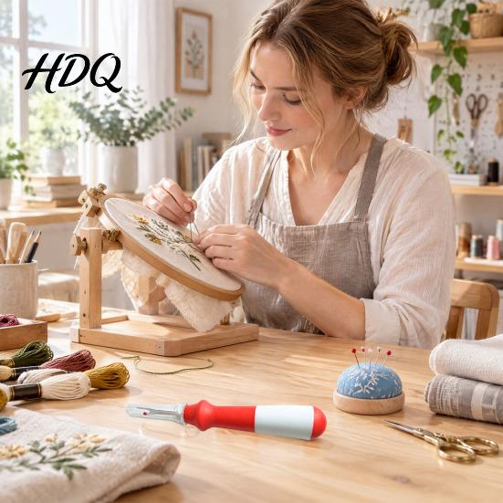 Fabric Thread Cutter Ergonomic Silicone Handle Seam Remover for Sewing Craft Supplies Embroidery Crafting Stitch Removal Tool with Clear Protective